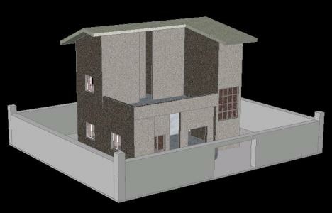 3-dimensional view of the house