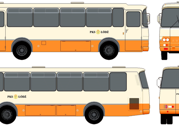 Bus Autosan H-9 35 (1974) - drawings, dimensions, pictures of the car
