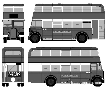 Daimler D bus (1944) - drawings, dimensions, pictures of the car