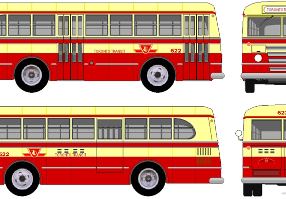 Ford 49B Bus (1944) - drawings, dimensions, pictures of the car