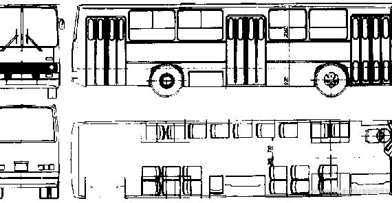 Bus Ikarus 260.04 (2002) - drawings, dimensions, pictures of the car