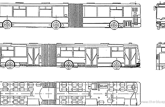 Bus Ikarus 417.08 (2002) - drawings, dimensions, pictures of the car