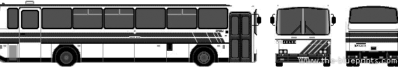 Автобус Jelcz PR110D (2005) - чертежи, габариты, рисунки автомобиля