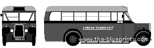 Leyland Cub bus (1932) - drawings, dimensions, pictures of the car