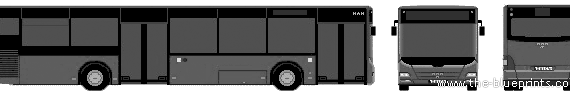 MAN Lions City bus (2005) - drawings, dimensions, pictures of the car