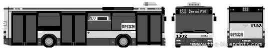 Bus MAN NM223 (2004) - drawings, dimensions, pictures of the car