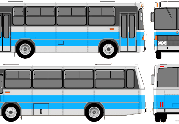Автобус Marcopoilo San Remo Microbus (1982) - чертежи, габариты, рисунки автомобиля