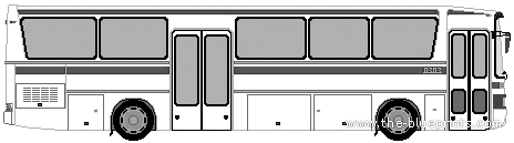 Mercedes-Benz O303 bus - drawings, dimensions, pictures of the car