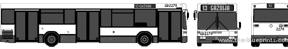 Mercedes-Benz O405N2 bus (2005) - drawings, dimensions, pictures of the car
