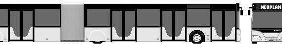 Автобус Neoplan N4522 (2003) - чертежи, габариты, рисунки автомобиля