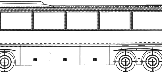 Автобус Neoplan Tourliner - чертежи, габариты, рисунки автомобиля