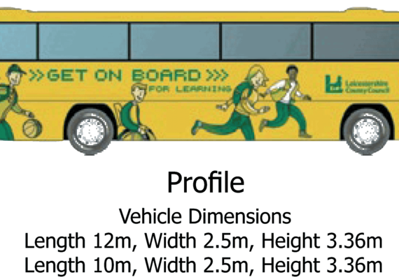 Автобус Plaxton Profile (2008) - чертежи, габариты, рисунки автомобиля