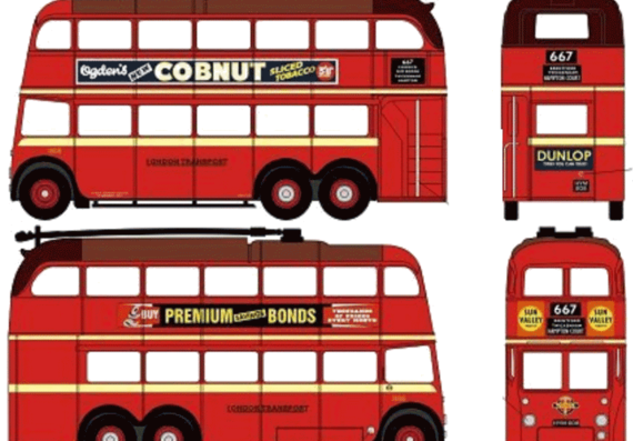 Автобус Q1 Trolleybus - чертежи, габариты, рисунки автомобиля