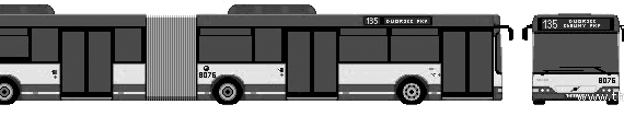 Volvo 7000A bus (2003) - drawings, dimensions, pictures of the car