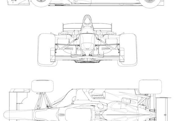 A1GP - Various cars - drawings, dimensions, pictures of the car