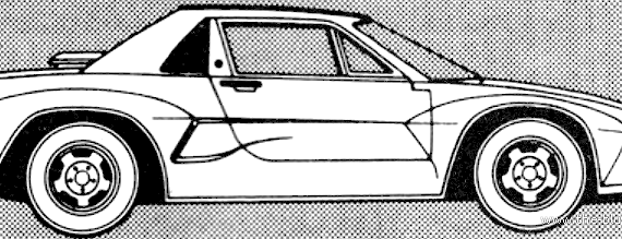 AC 3000ME (1980) - AC - чертежи, габариты, рисунки автомобиля