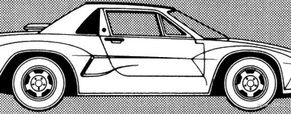 AC 3000ME (1981) - AC - drawings, dimensions, figures of the car