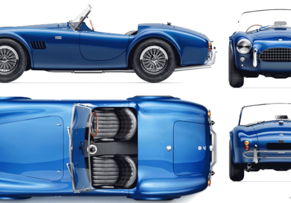 AC Cobra 289 Mk.II (1963) - AC - drawings, dimensions, pictures of the car