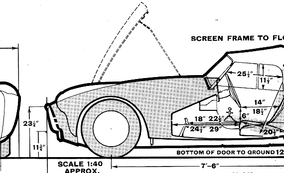 AC Cobra 289 Sports (1967) - Разные автомобили - чертежи, габариты, рисунки автомобиля