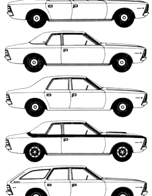 AMC Hornet (1971) - AMC - чертежи, габариты, рисунки автомобиля