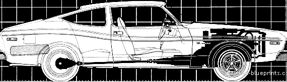 AMC Matador X (1970) - AMC - чертежи, габариты, рисунки автомобиля