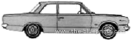 AMC Rambler American 220 2-Door Sedan (1967) - AMC - drawings, dimensions, pictures of the car