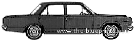 AMC Rambler American 220 4-Door Sedan (1967) - AMC - чертежи, габариты, рисунки автомобиля