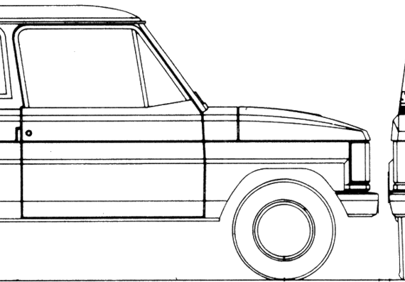 ARO 10 - Разные автомобили - чертежи, габариты, рисунки автомобиля