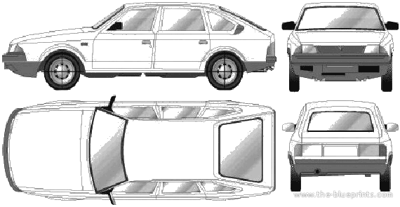 AZLK Moskvich 2141 Aleko - Moskvich - drawings, dimensions, pictures of the car