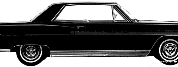 Acadian Beaumont Custom Sport Coupe (1964) - Разные автомобили - чертежи, габариты, рисунки автомобиля