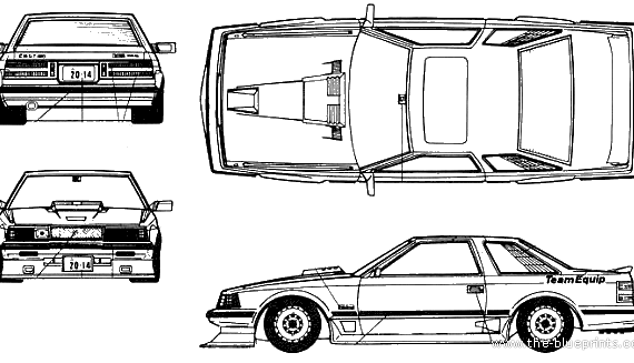 Aero-Dynamics Tuning Soarer 2800 GT - Тойота - чертежи, габариты, рисунки автомобиля
