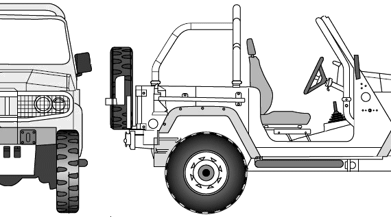 Agrale Marrua AM50 Soft Top (2009) - Agrale Marrua - drawings, dimensions, pictures of the car
