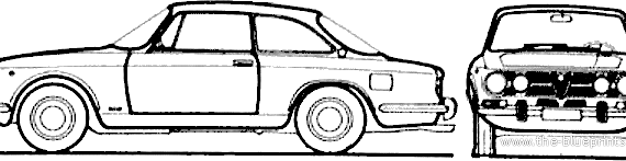 Alfa Romeo 1750 GTV (1972) - Alpha Romeo - drawings, dimensions, pictures of the car