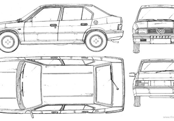 Alfa Romeo 33 - Alfa Romeo - drawings, dimensions, pictures of the car