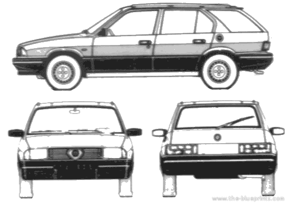 Alfa Romeo 33 Series I Sportwagon - Alpha Romeo - drawings, dimensions, pictures of the car