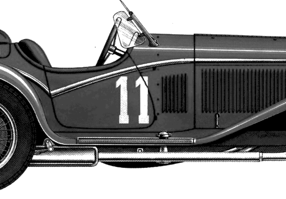 Alfa Romeo 8C 2300 (1931) - Alfa Romeo - drawings, dimensions, pictures of the car