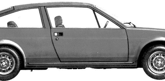 Alfa Romeo Alfasud Sprint (1976) - Альфа Ромео - чертежи, габариты, рисунки автомобиля