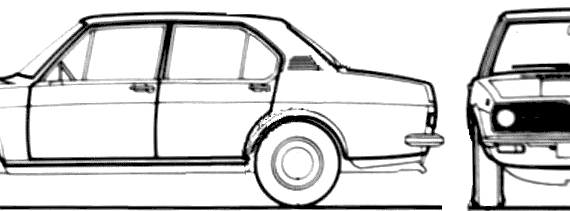 Alfa Romeo Alfetta 1.6 L - Alpha Romeo - drawings, dimensions, pictures of the car