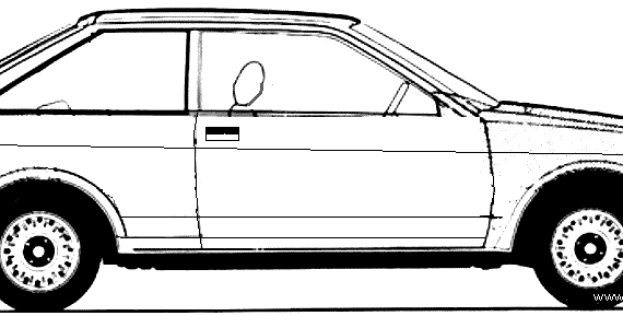 Alfa Romeo Arna 1.5 Ti 3-Door (1985) - Alpha Romeo - drawings, dimensions, pictures of the car