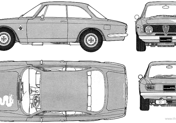 Alfa Romeo GTA (1968) - Alfa Romeo - drawings, dimensions, pictures of the car