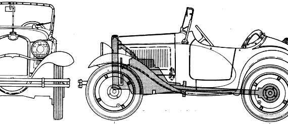American Austin Roaster (1933) - Various cars - drawings, dimensions, pictures of the car