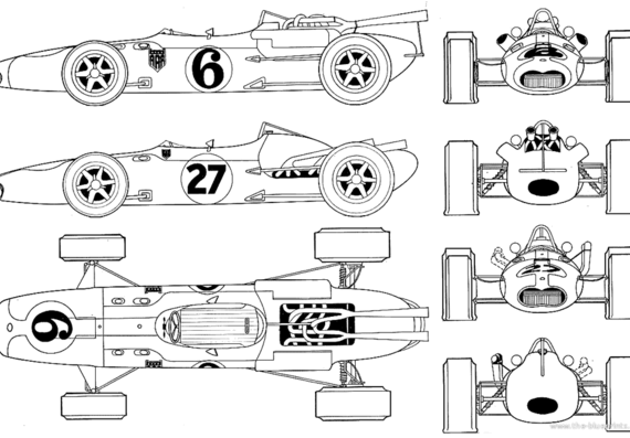 Anglo American Eagle - Racing Classics - drawings, dimensions, pictures of the car