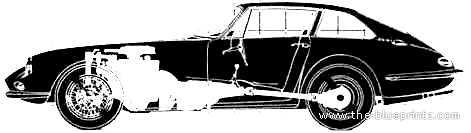 Apollo GT 5000 (1965) - Разные автомобили - чертежи, габариты, рисунки автомобиля
