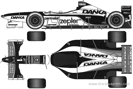 Arrows A18 F1 GP (1997) - Разные автомобили - чертежи, габариты, рисунки автомобиля
