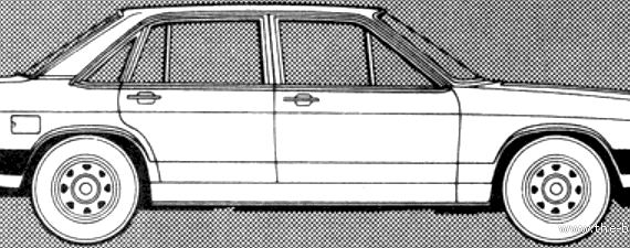 Audi 100 CD 5E (1981) - Audi - drawings, dimensions, pictures of the car