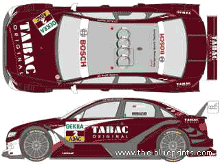 Audi A4 DTM (2009) - Audi - drawings, dimensions, pictures of the car