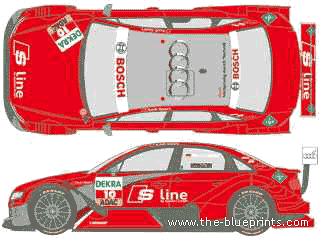 Audi A4 DTM (2010) - Audi - drawings, dimensions, pictures of the car