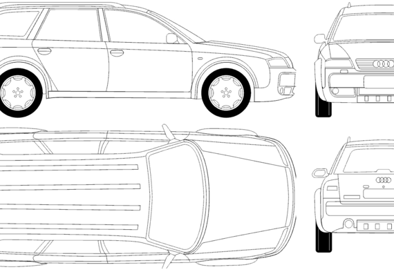 Audi Allroad quattro (2003) - Audi - drawings, dimensions, pictures of the car