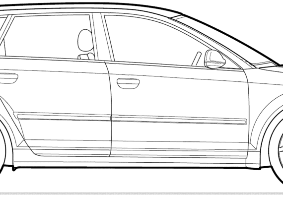 Audi S3 Sportback (2013) - Ауди - чертежи, габариты, рисунки автомобиля
