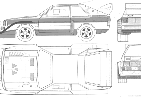 Audi Sport Quattro S12 - Audi - drawings, dimensions, pictures of the car